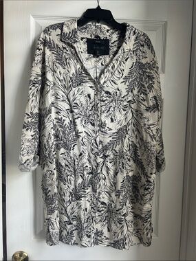 Tahari linen dress-Sz L